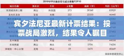 宾夕法尼亚最新计票结果:投票战局激烈,结果令人瞩目