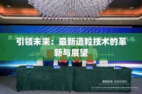 引领未来:最新造粒技术的革新与展望