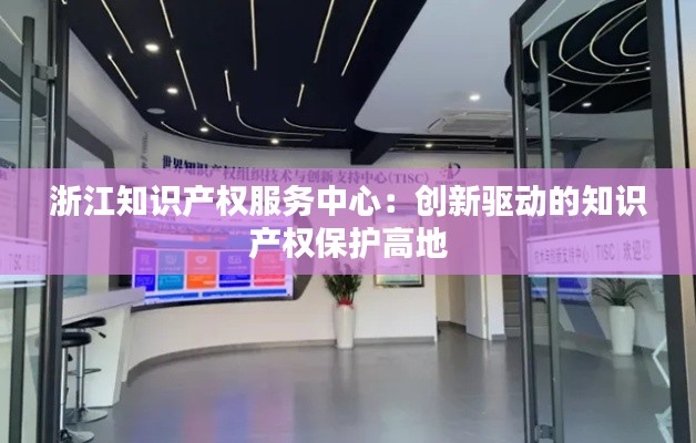 浙江知识产权服务中心:创新驱动的知识产权保护高地