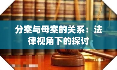分案与母案的关系:法律视角下的探讨