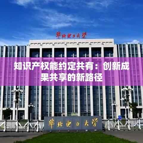 知识产权能约定共有:创新成果共享的新路径