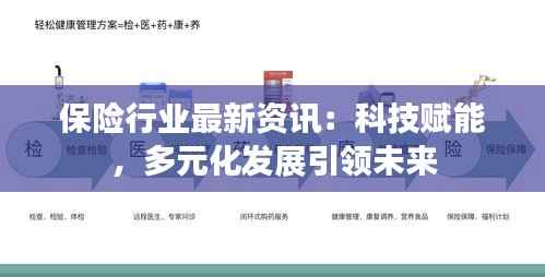 保险行业最新资讯:科技赋能,多元化发展引领未来