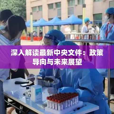 深入解读最新中央文件:政策导向与未来展望
