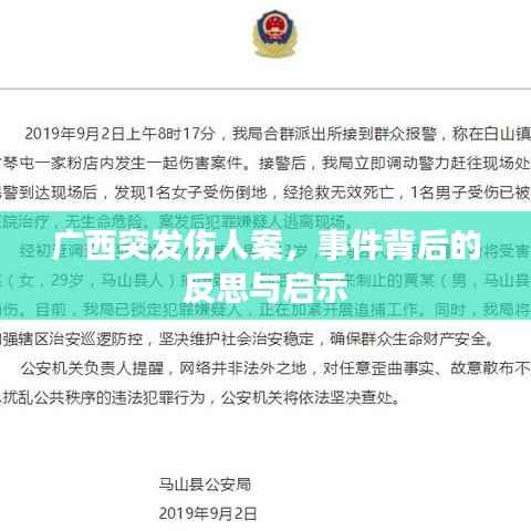 广西突发伤人案,事件背后的反思与启示