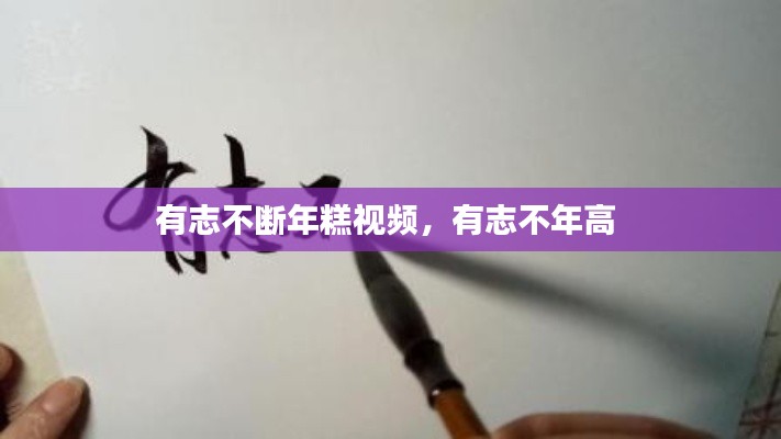 有志不断年糕视频,有志不年高