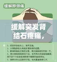 缓解突发肾结石疼痛,实用方法与预防策略