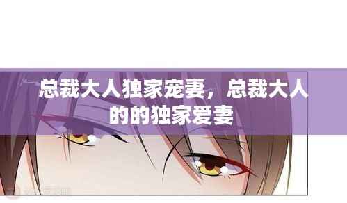 总裁大人独家宠妻,总裁大人的的独家爱妻