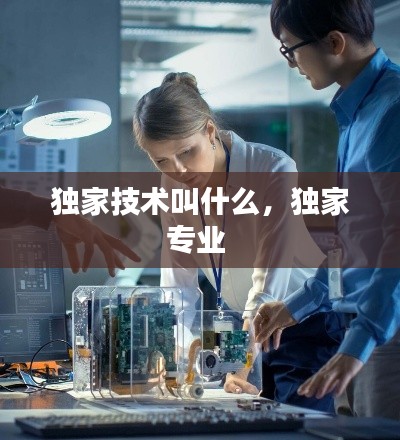 独家技术叫什么,独家专业