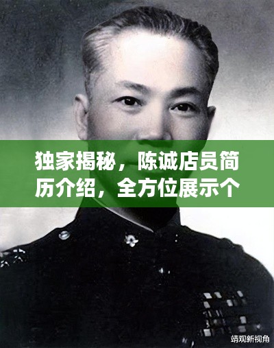 独家揭秘,陈诚店员简历介绍,全方位展示个人魅力与才华