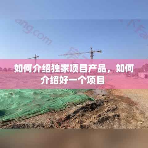如何介绍独家项目产品,如何介绍好一个项目