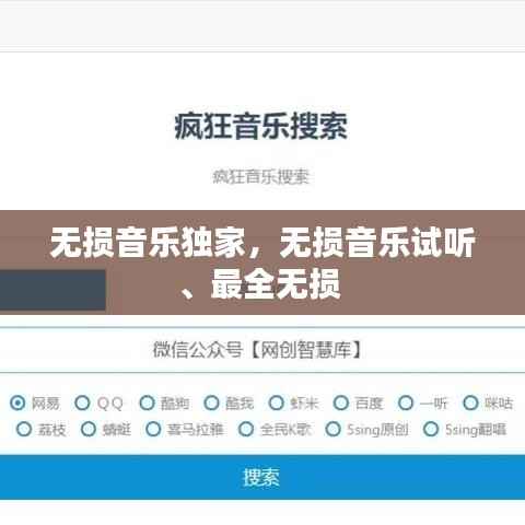 无损音乐独家,无损音乐试听、最全无损