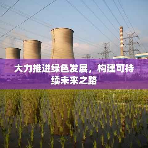 大力推进绿色发展,构建可持续未来之路