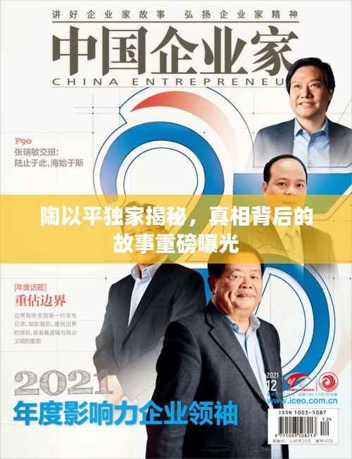 陶以平独家揭秘,真相背后的故事重磅曝光