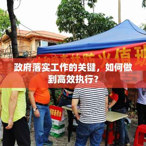 政府落实工作的关键,如何做到高效执行?