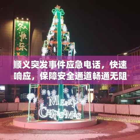 顺义突发事件应急电话,快速响应,保障安全通道畅通无阻