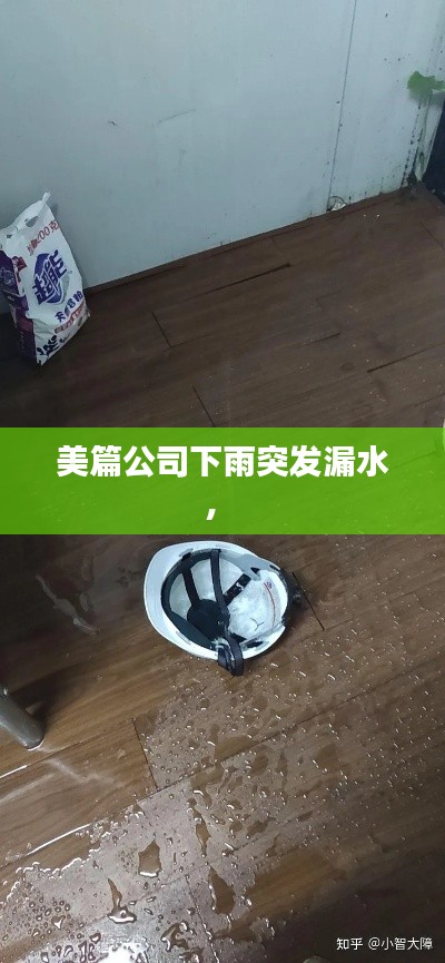 美篇公司下雨突发漏水,