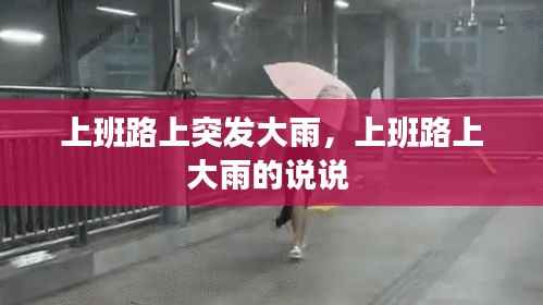 上班路上突发大雨,上班路上大雨的说说