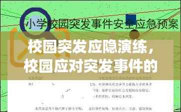 校园突发应隐演练,校园应对突发事件的应急预案