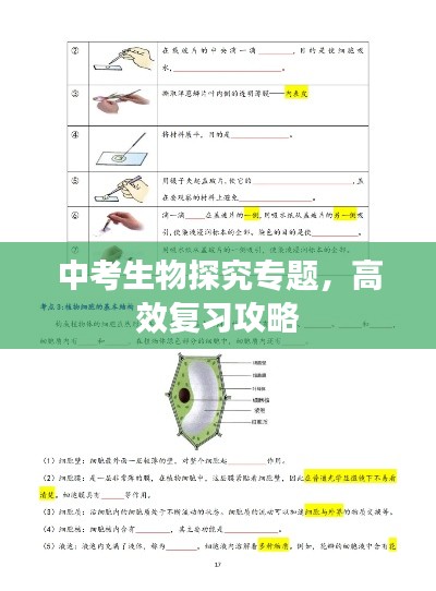 中考生物探究专题,高效复习攻略