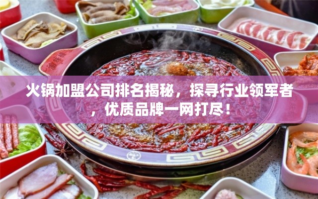 火锅加盟公司排名揭秘,探寻行业领军者,优质品牌一网打尽!