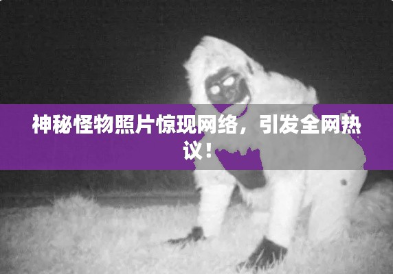 神秘怪物照片惊现网络,引发全网热议!