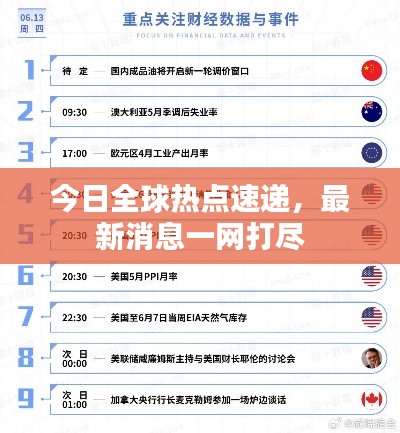 今日全球热点速递,最新消息一网打尽