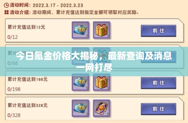 今日氪金价格大揭秘,最新查询及消息一网打尽