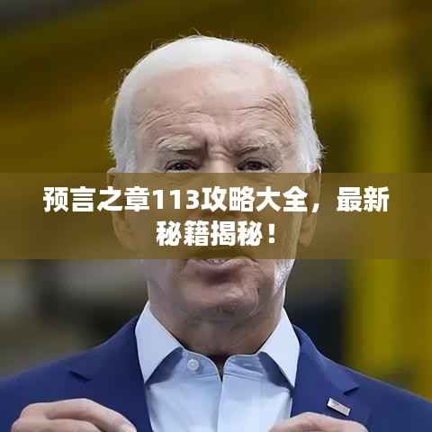 预言之章113攻略大全,最新秘籍揭秘!