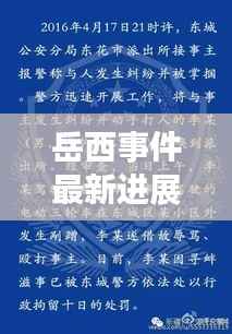 岳西事件最新进展,今日动态更新消息速递