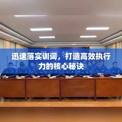 迅速落实训词,打造高效执行力的核心秘诀