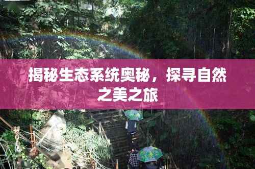 揭秘生态系统奥秘,探寻自然之美之旅
