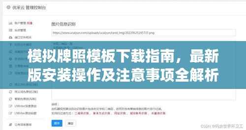 模拟牌照模板下载指南，最新版安装操作及注意事项全解析