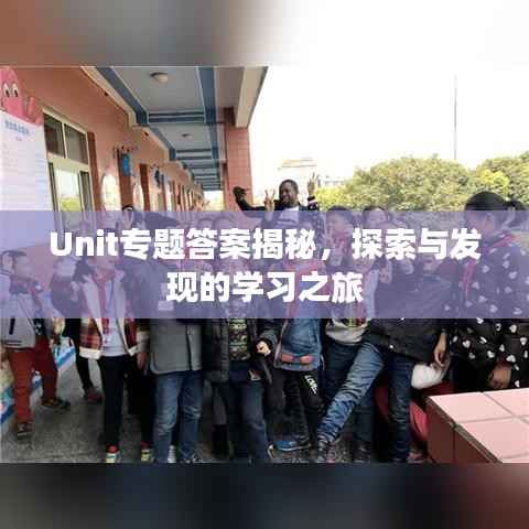 Unit专题答案揭秘,探索与发现的学习之旅