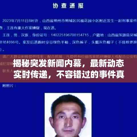 揭秘突发新闻内幕,最新动态实时传递,不容错过的事件真相揭秘!