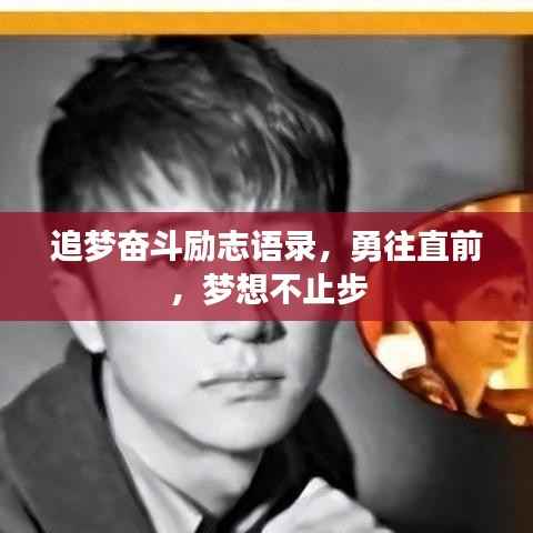 追梦奋斗励志语录,勇往直前,梦想不止步