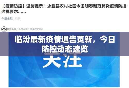 临汾最新疫情通告更新,今日防控动态速览