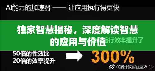 独家智慧揭秘,深度解读智慧的应用与价值