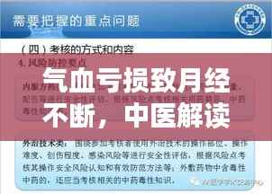 气血亏损致月经不断,中医解读及调理策略