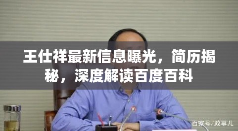 王仕祥最新信息曝光,简历揭秘,深度解读百度百科