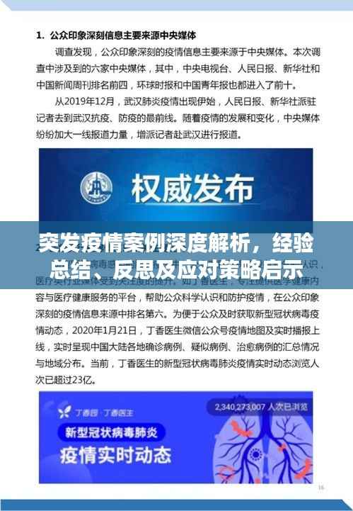 突发疫情案例深度解析,经验总结、反思及应对策略启示