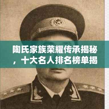 陶氏家族荣耀传承揭秘,十大名人排名榜单揭晓!