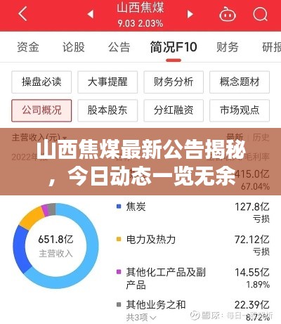 山西焦煤最新公告揭秘,今日动态一览无余