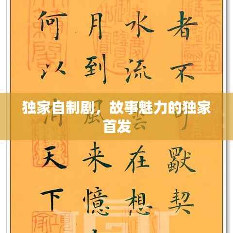 独家自制剧，故事魅力的独家首发