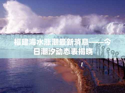 福建海水涨潮最新消息——今日潮汐动态表揭晓