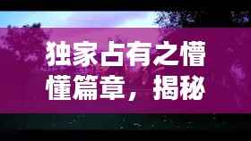 独家占有之懵懂篇章,揭秘未知世界的神秘面纱