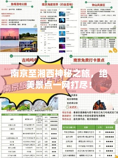 南京至湘西神秘之旅,绝美景点一网打尽!