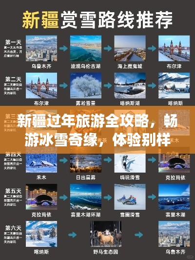 新疆过年旅游全攻略,畅游冰雪奇缘,体验别样年味