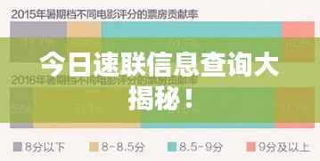 今日速联信息查询大揭秘!