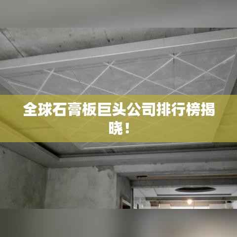 全球石膏板巨头公司排行榜揭晓!