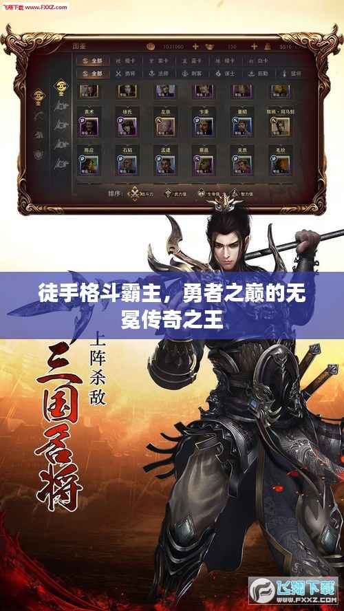 徒手格斗霸主,勇者之巅的无冕传奇之王